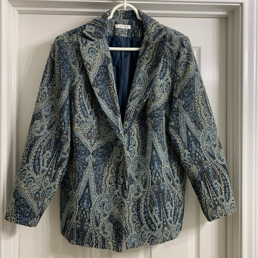 Dress Barn Women's Multi-Color Jacket, Size 1X